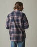 Men's Vintage Flannel - Dress Navy Plaid